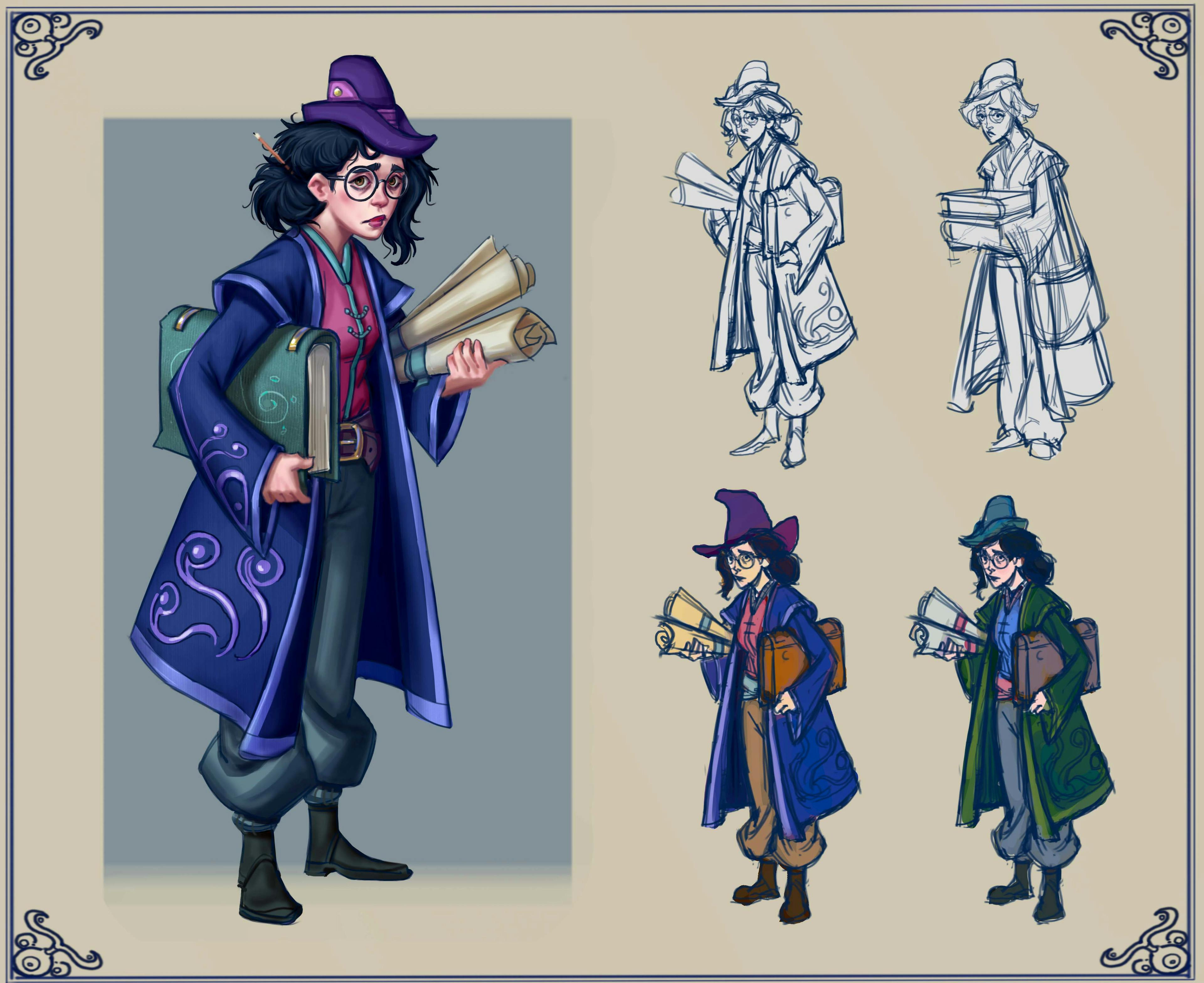 Character study of a fantasy librarian