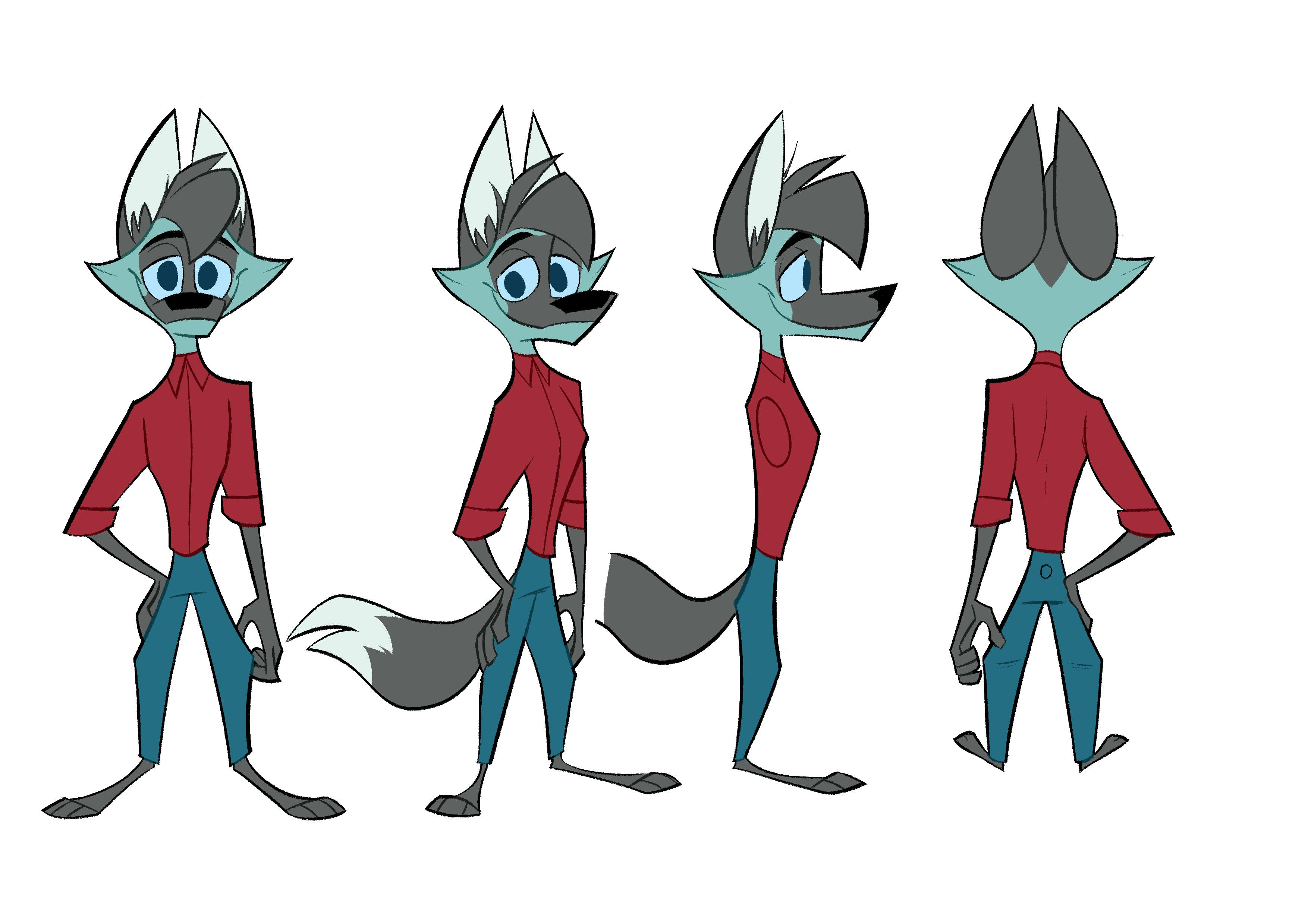 Character study of a wolf man