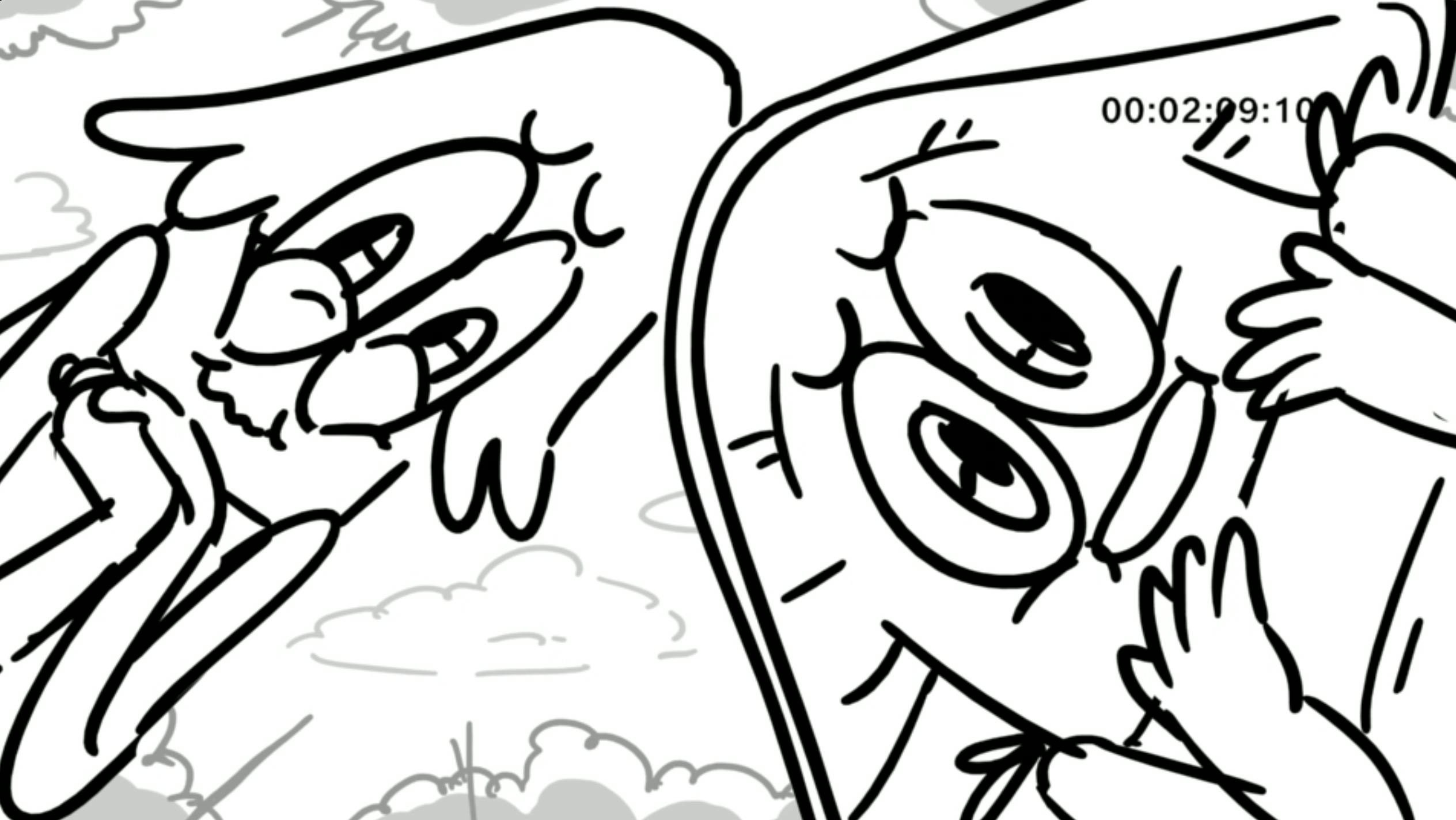 Spongebob storyboard