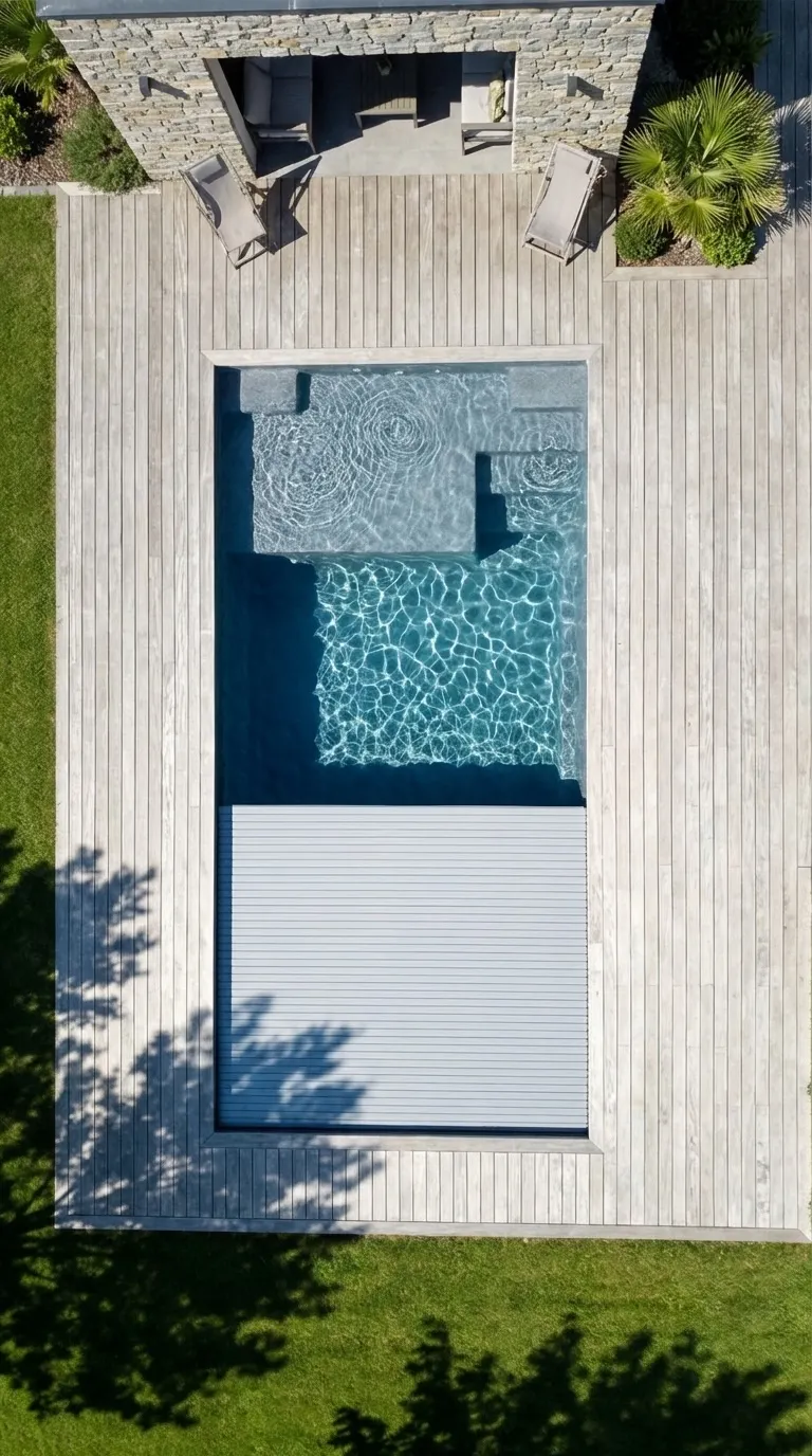 Découvrez notre gamme de piscines premium Piscines Volets Immergés