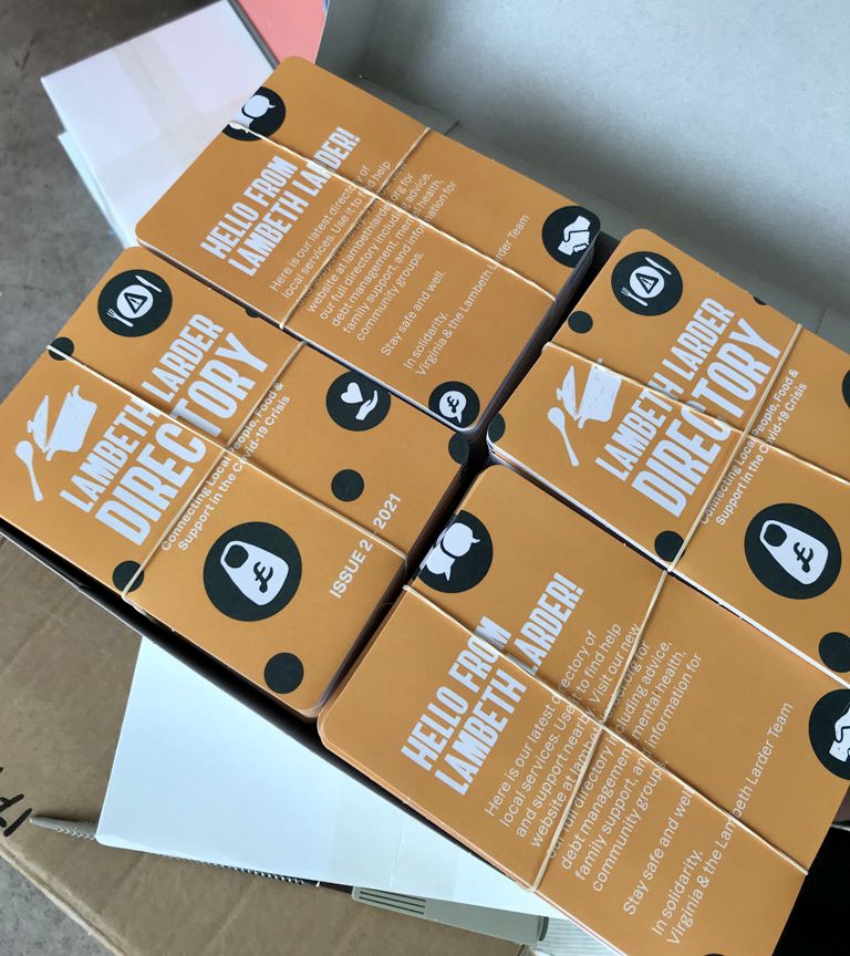 Lambeth Larder's new paper directory