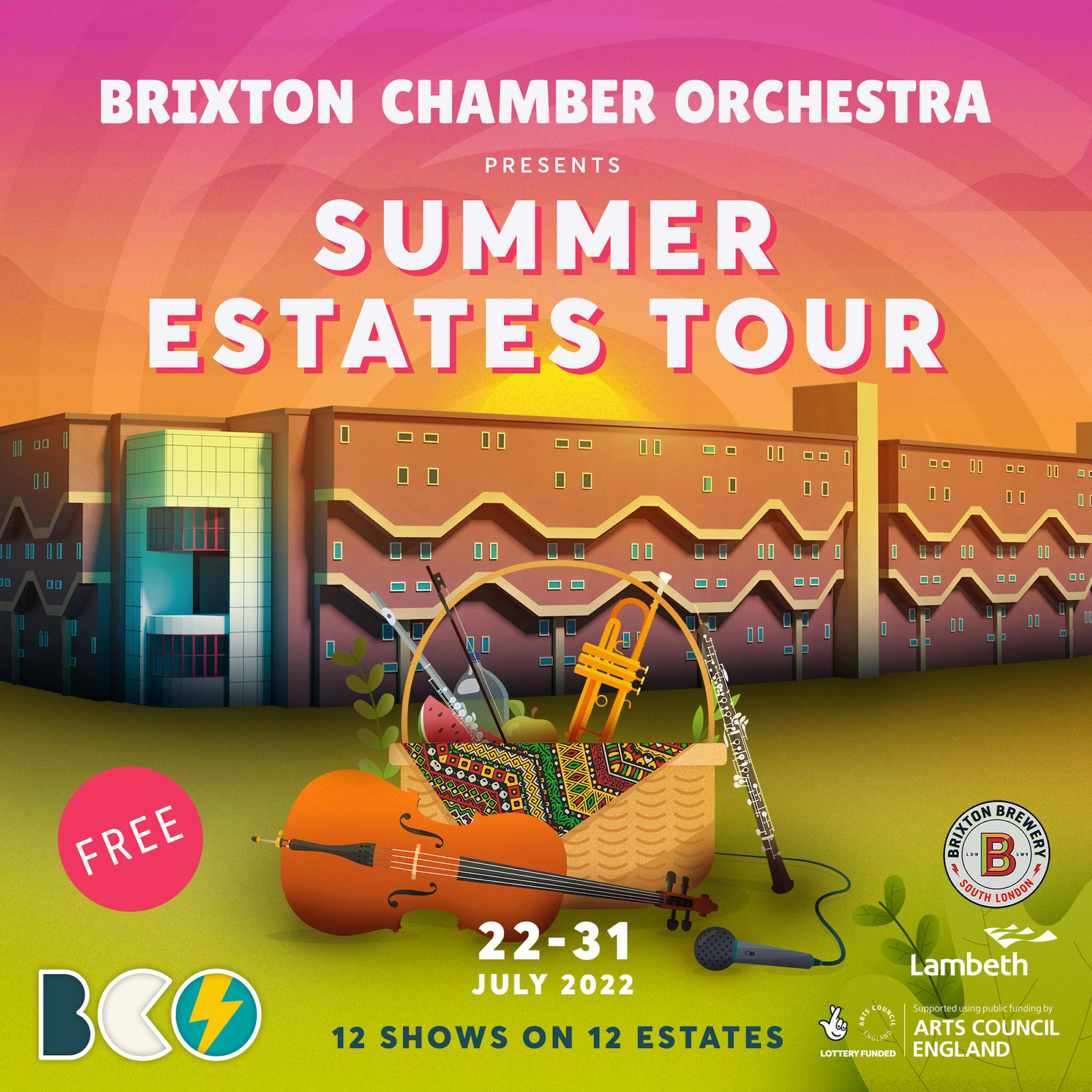 Brixton Chamber Orchestra Summer Estates Tour
