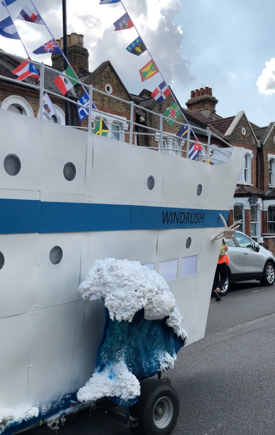 We went to the Windrush Parade! 