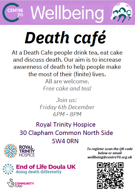 Death Café from Centre 70