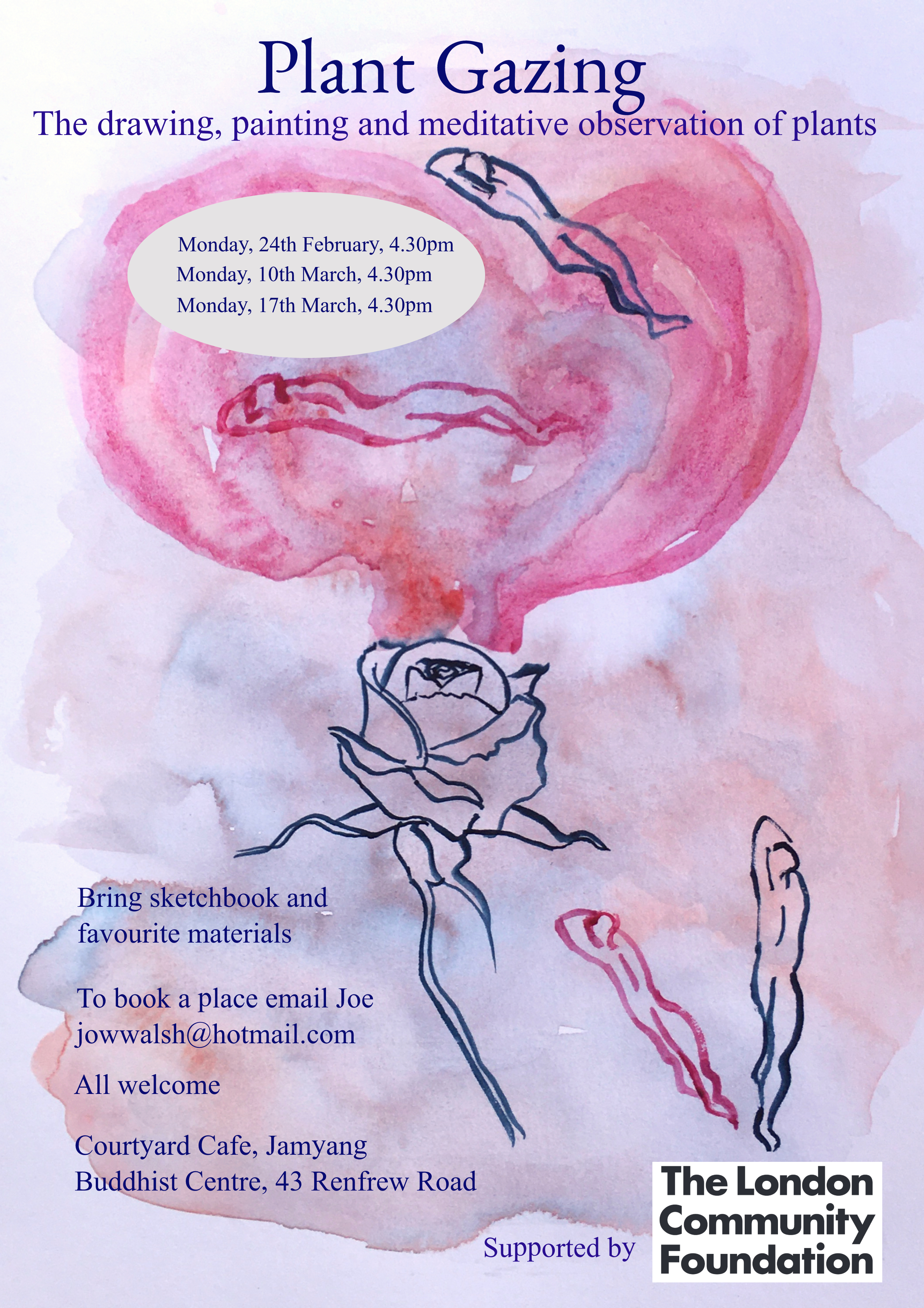 Plant Gazing: Free painting and drawing sessions