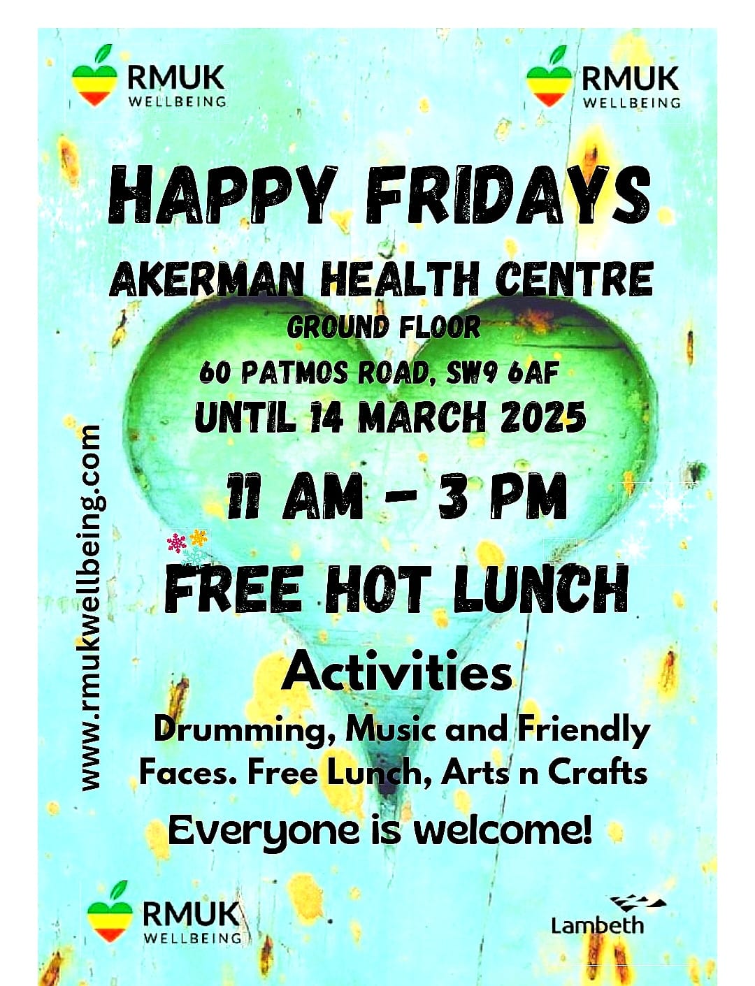 Last chance: Happy Fridays from RMUK Wellbeing!