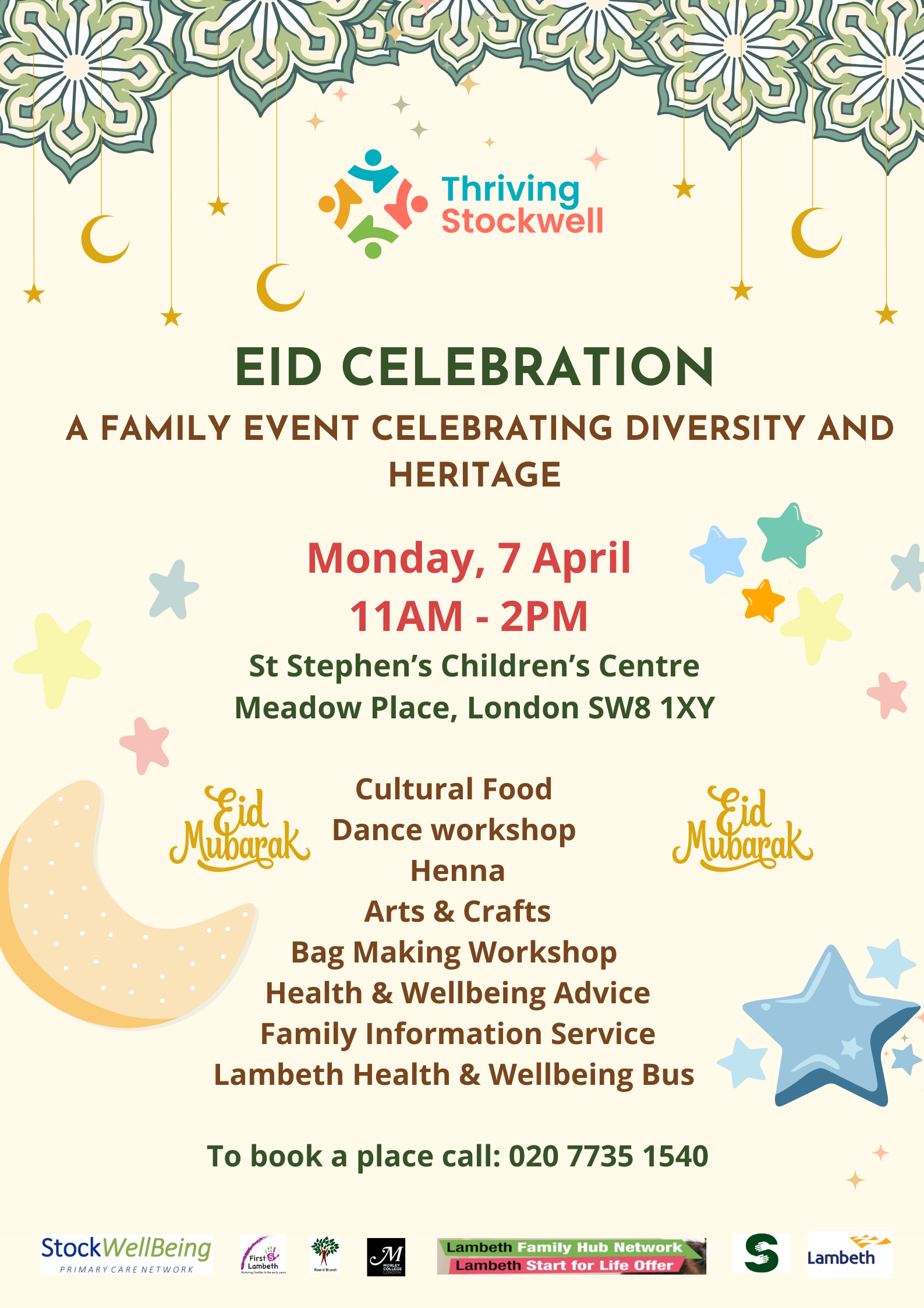 Family Eid Celebration in Stockwell