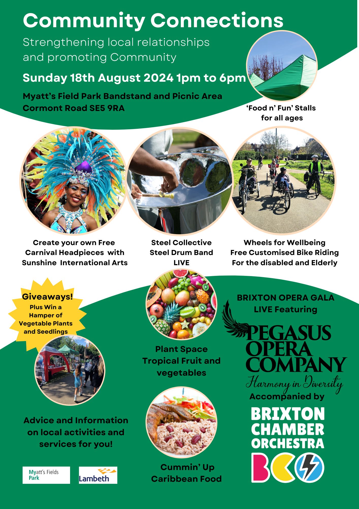 Community Connections Event at Myatt's Fields Park