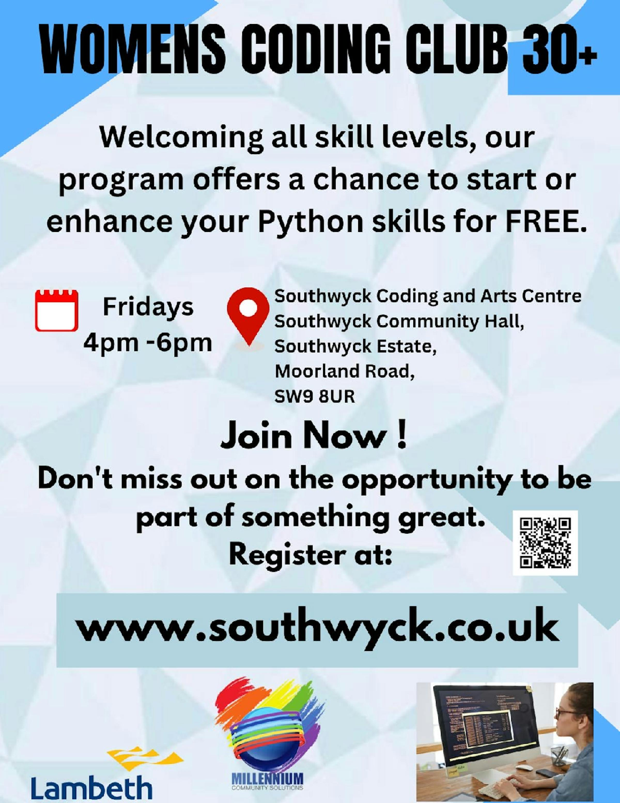 New Coding Club for Women - FREE!