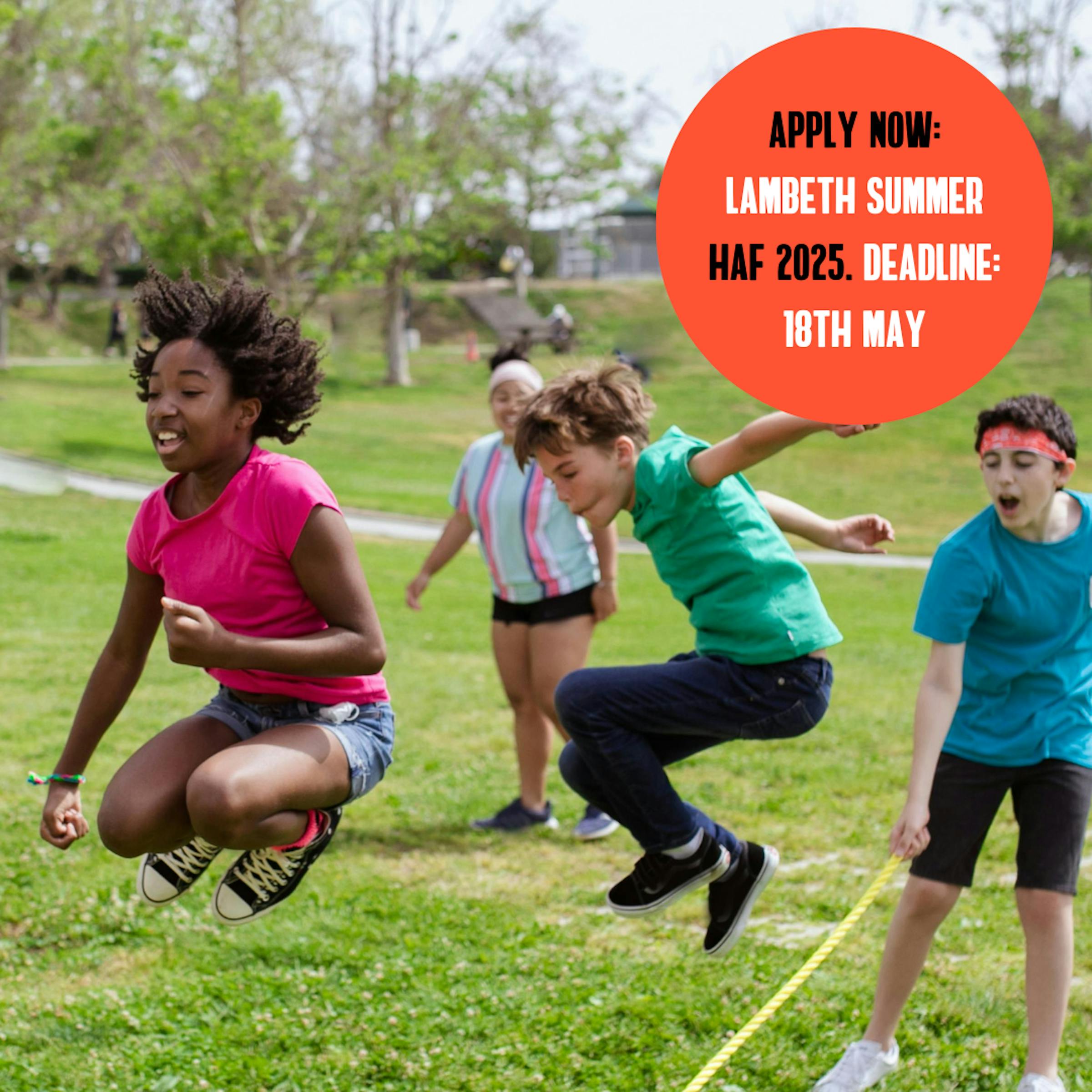 Applications open for Lambeth Summer HAF 2025
