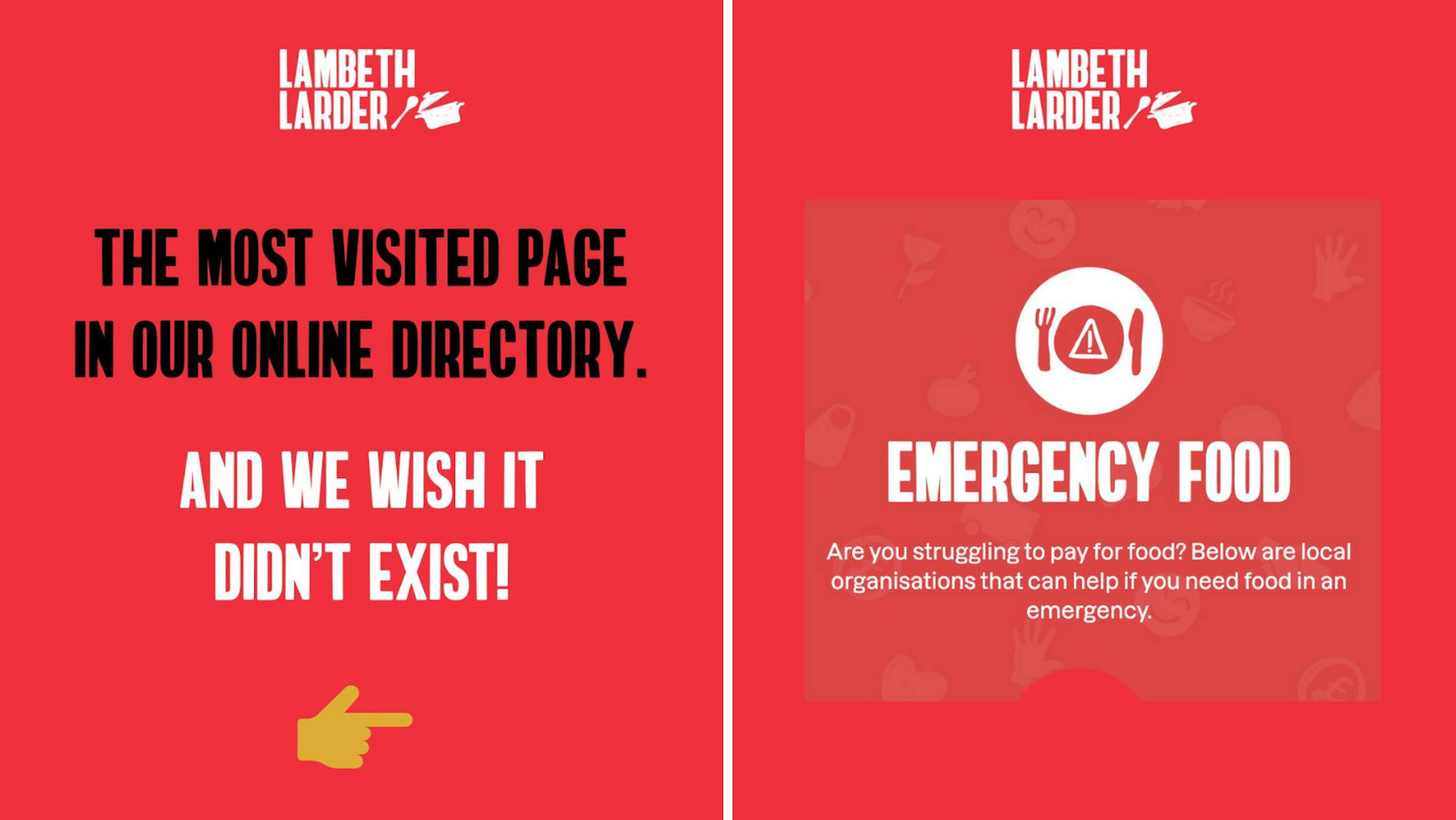 Lambeth Larder Most Visited Page