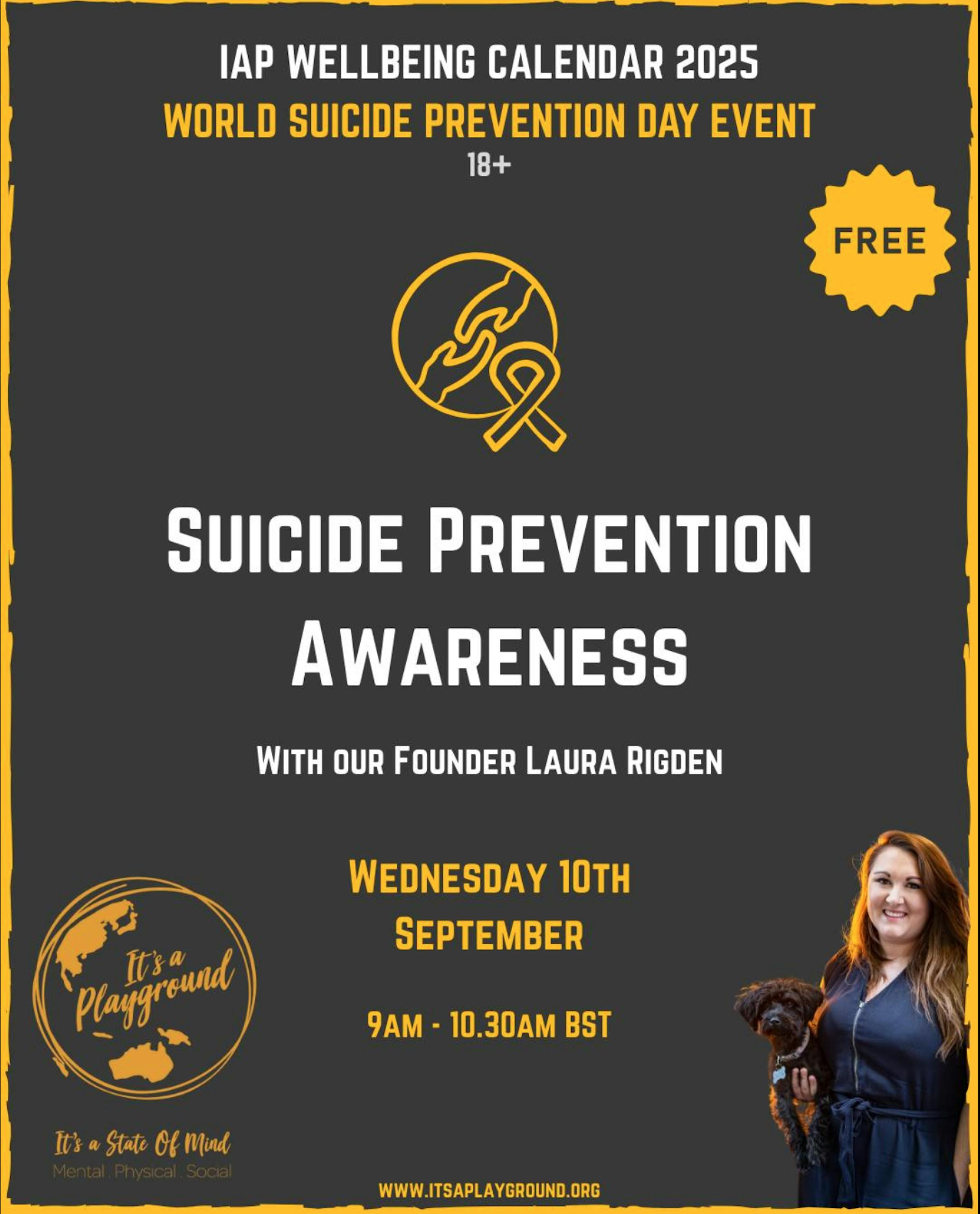 World Suicide Prevention Day Online Workshop