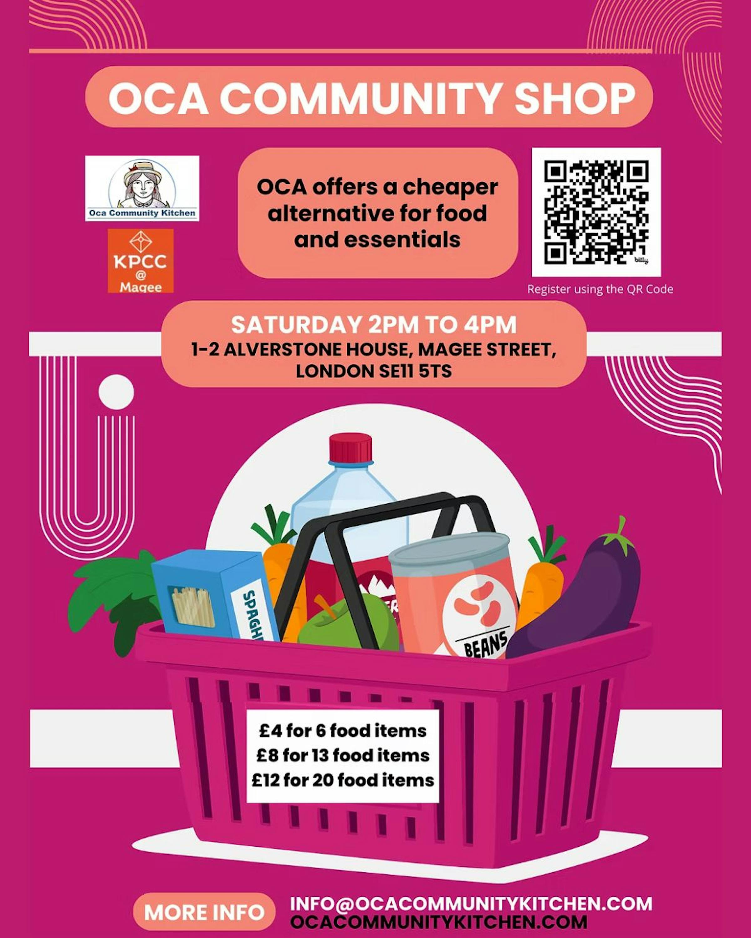 Oca Community Shop New Address