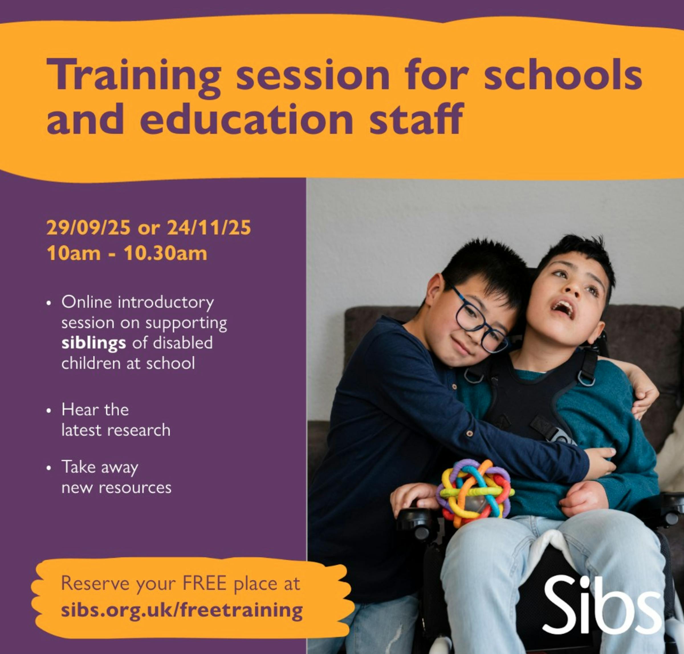 SIBS Online Training Sessions