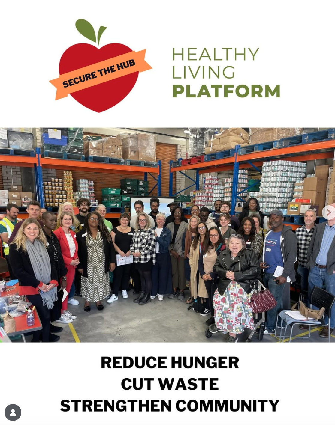 Healthy Living Platform #SavetheHub Campaing