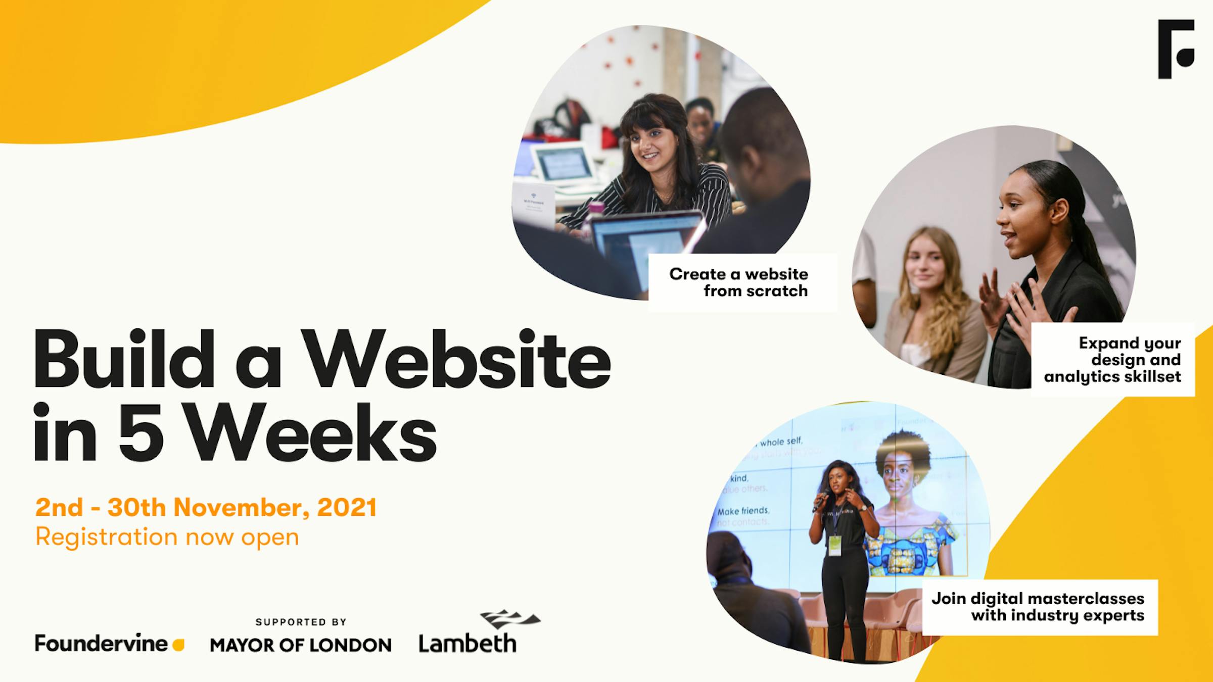 Free website course for Lambeth residents