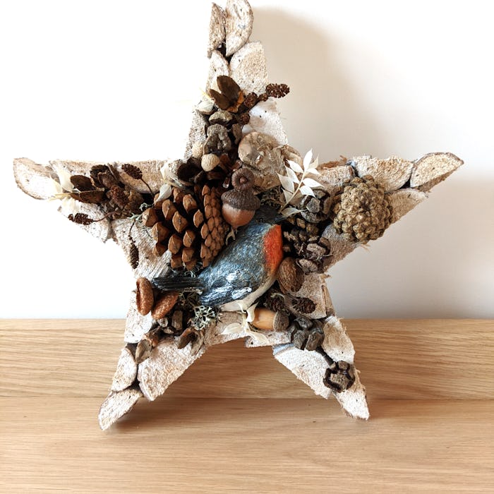 Couronne de Noël « Le rouge gorge »