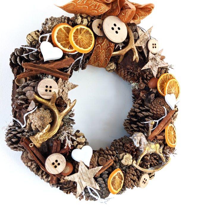 Couronne de Noël "L’orangée"