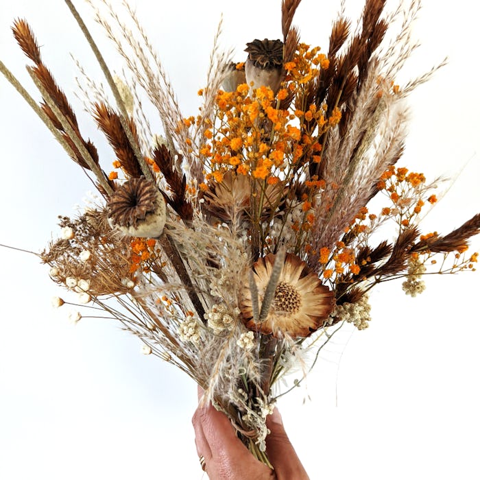 Bouquet de fleurs séchées “Orange”