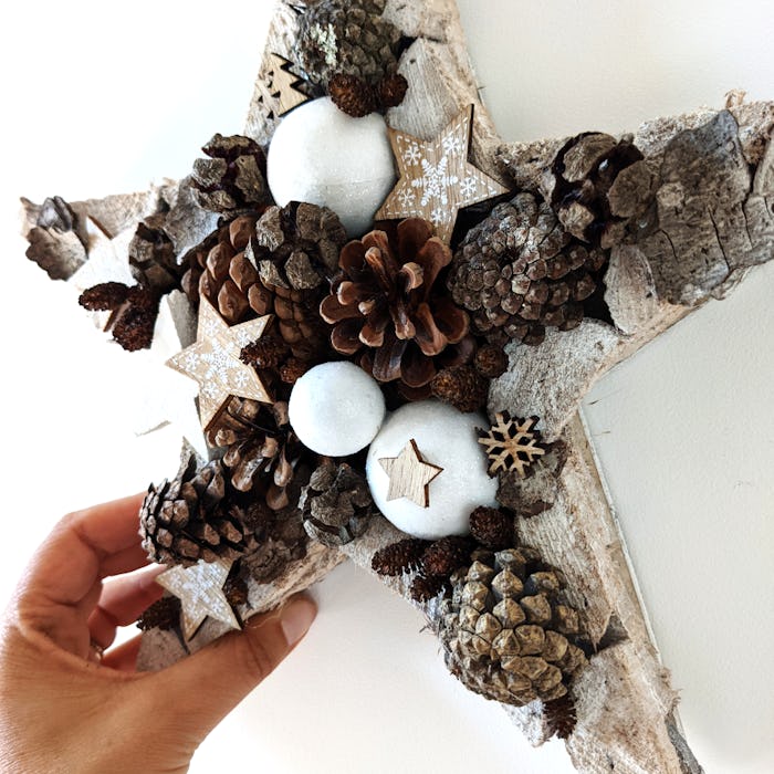 Couronne de Noël « Étoile filante »