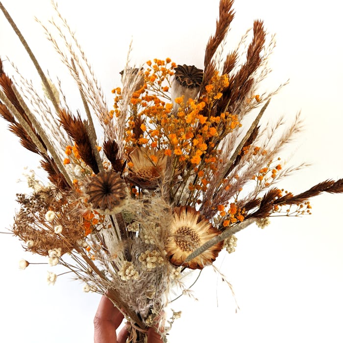 Bouquet de fleurs séchées “Orange”
