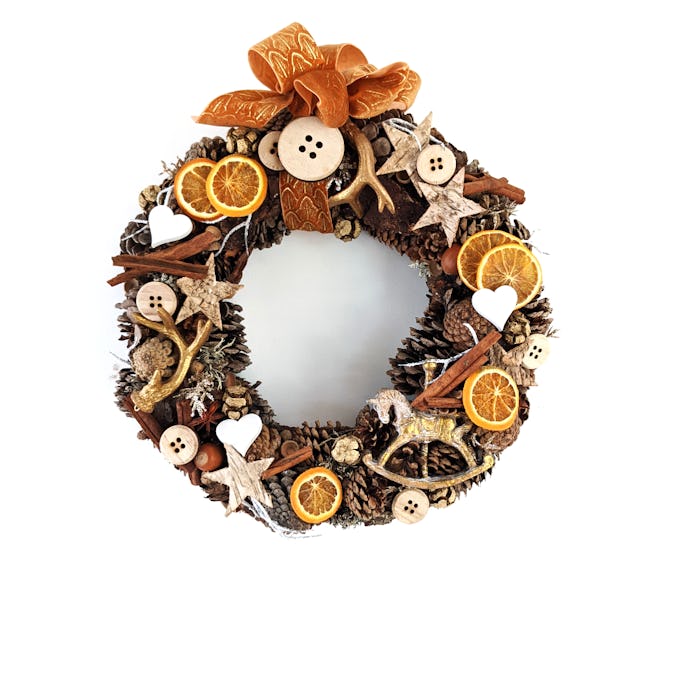 Couronne de Noël "L’orangée"