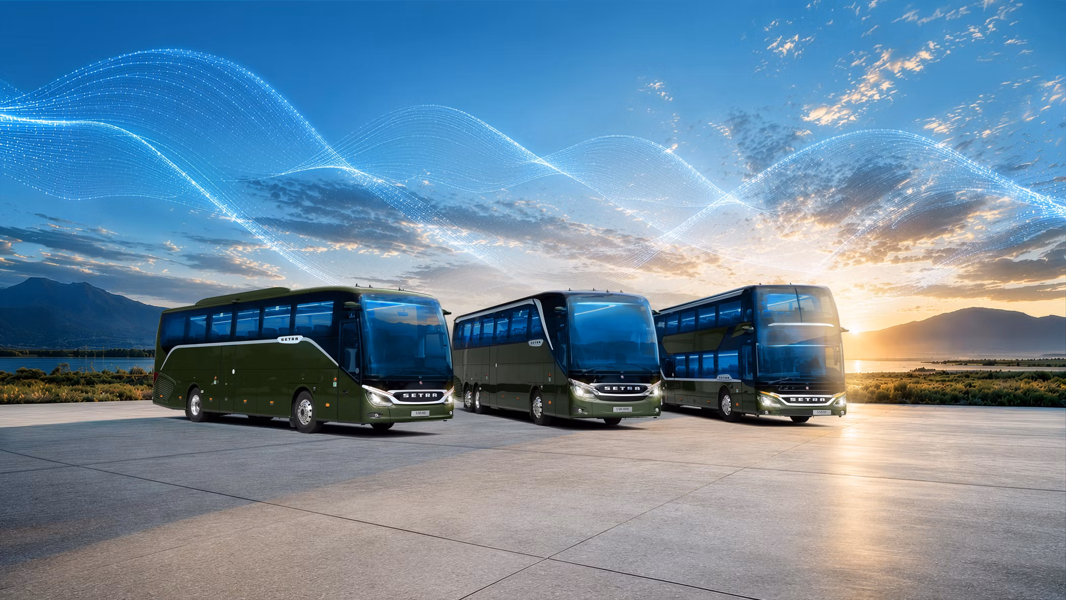 Setra hópferðabílar, úrval