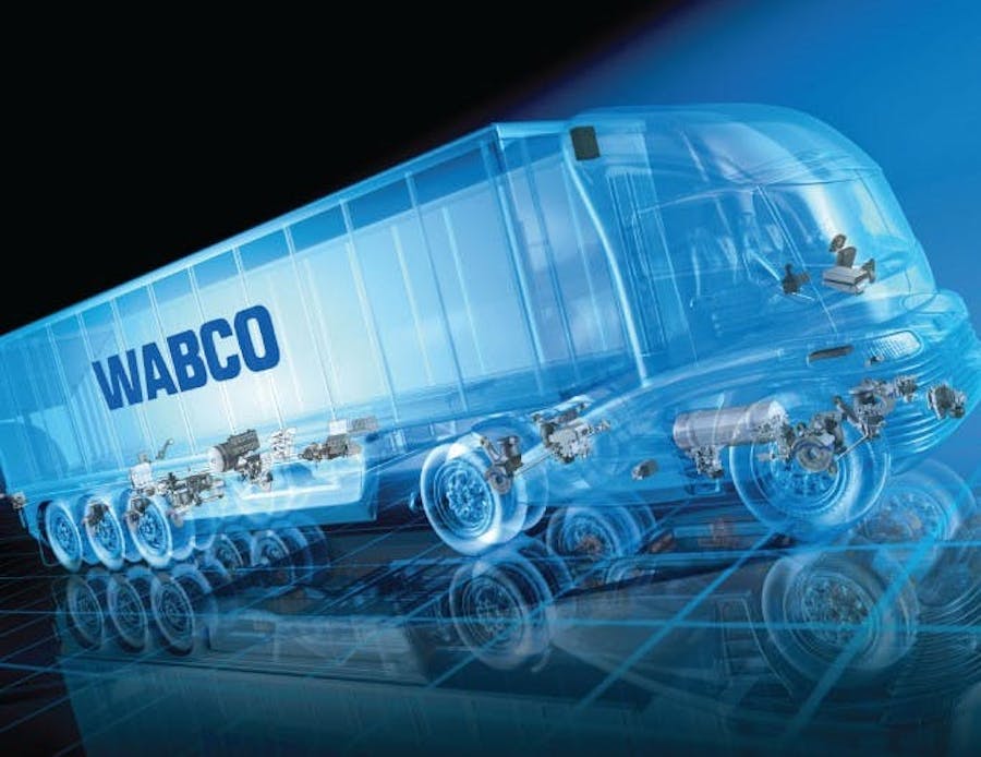 Wabco búnaður er bæði  í stórum bílum og eftirvögnum