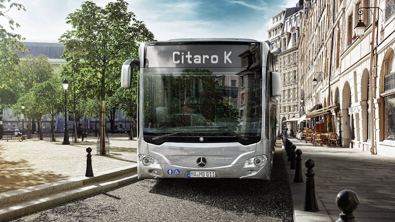 Citaro, grár - á ferðinni