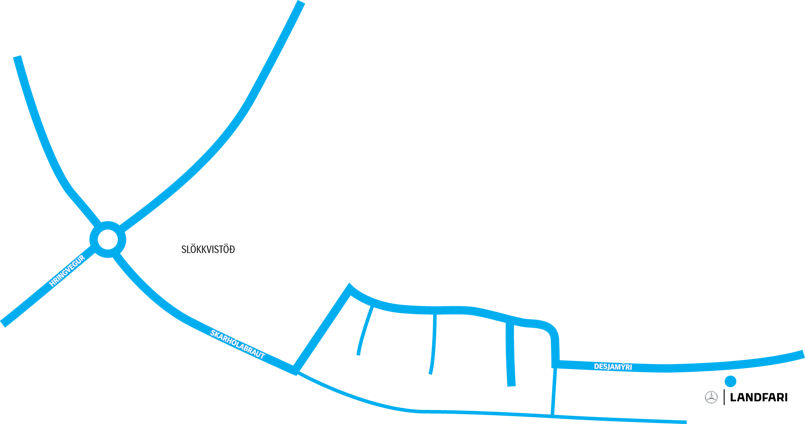 Landfari höfuðstöðvar og þjónustuverkstæði Desjamýri 10 - 270 Mosfellsbæ