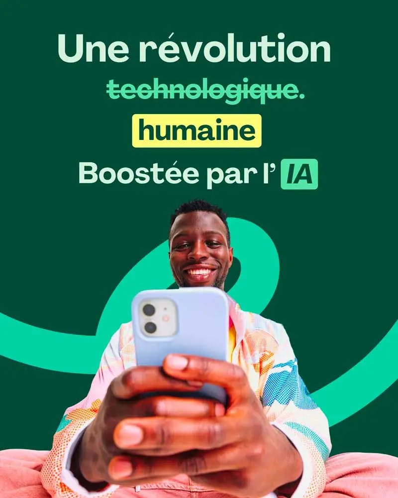 Candidat en recherche d'emploi heureux