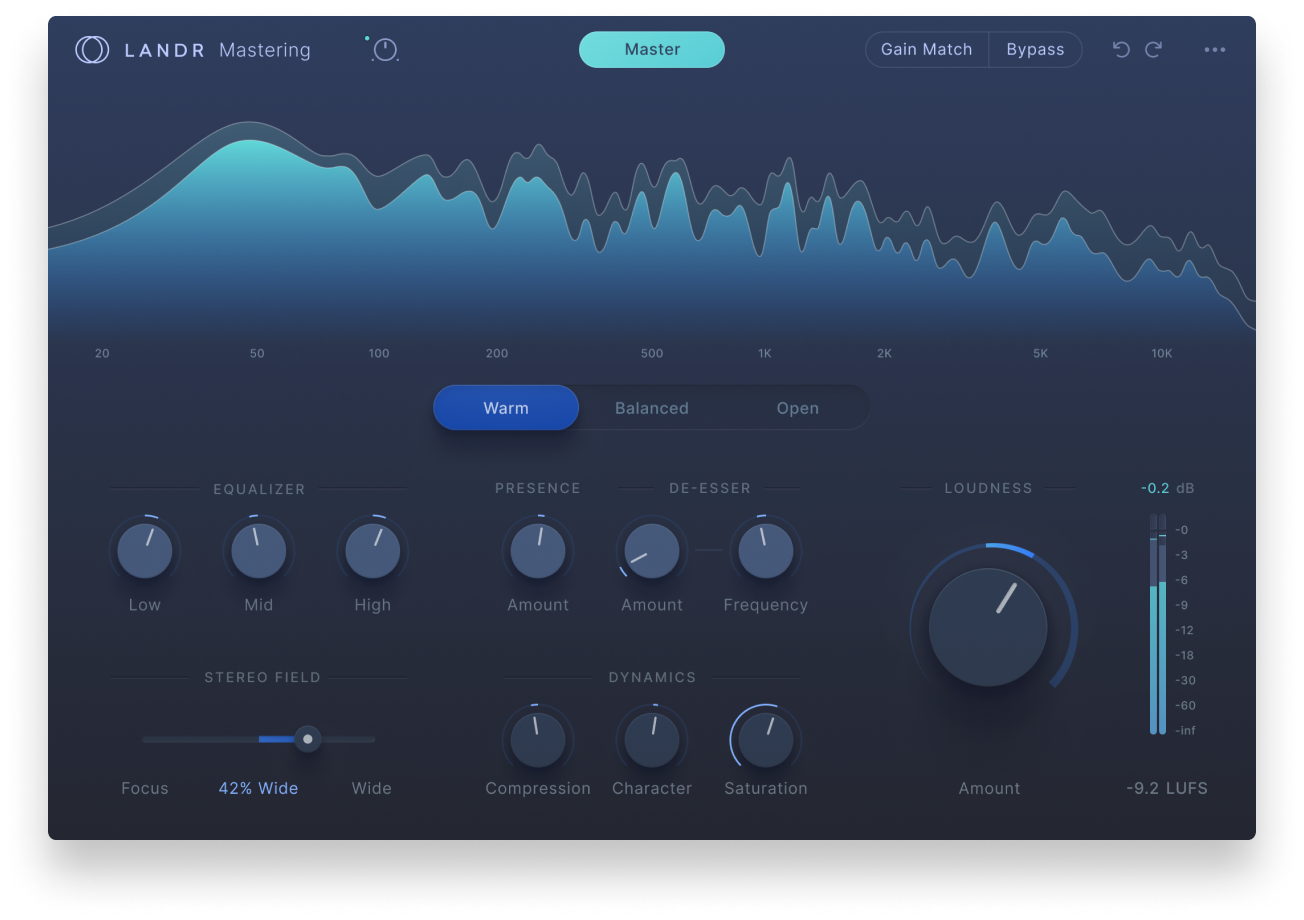 LANDR Mastering Plugins - AI Mastering In Your DAW | LANDR