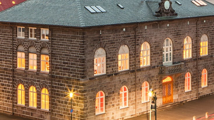 Alþingi við Austurvöll