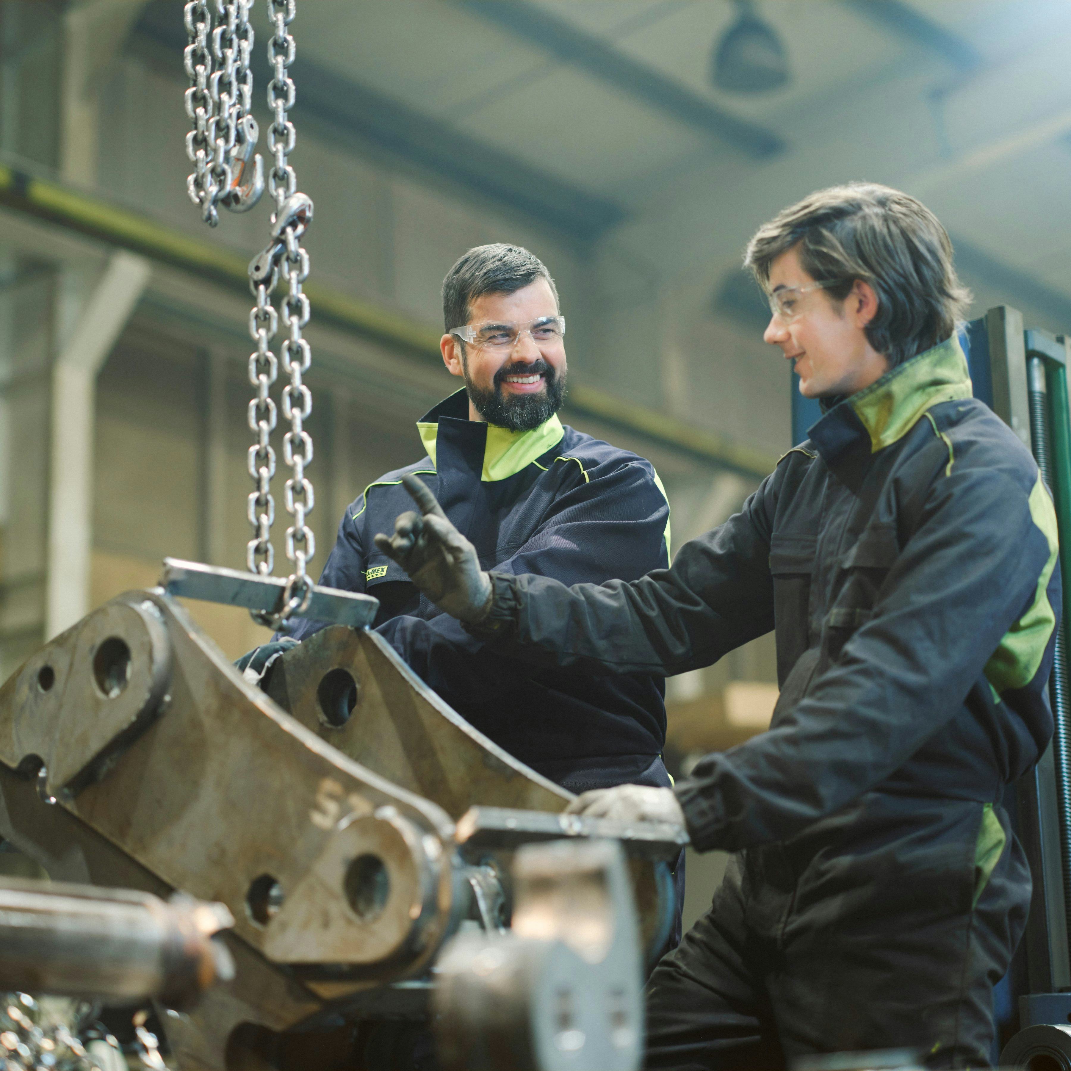 Iðnaðarmenn að störfum