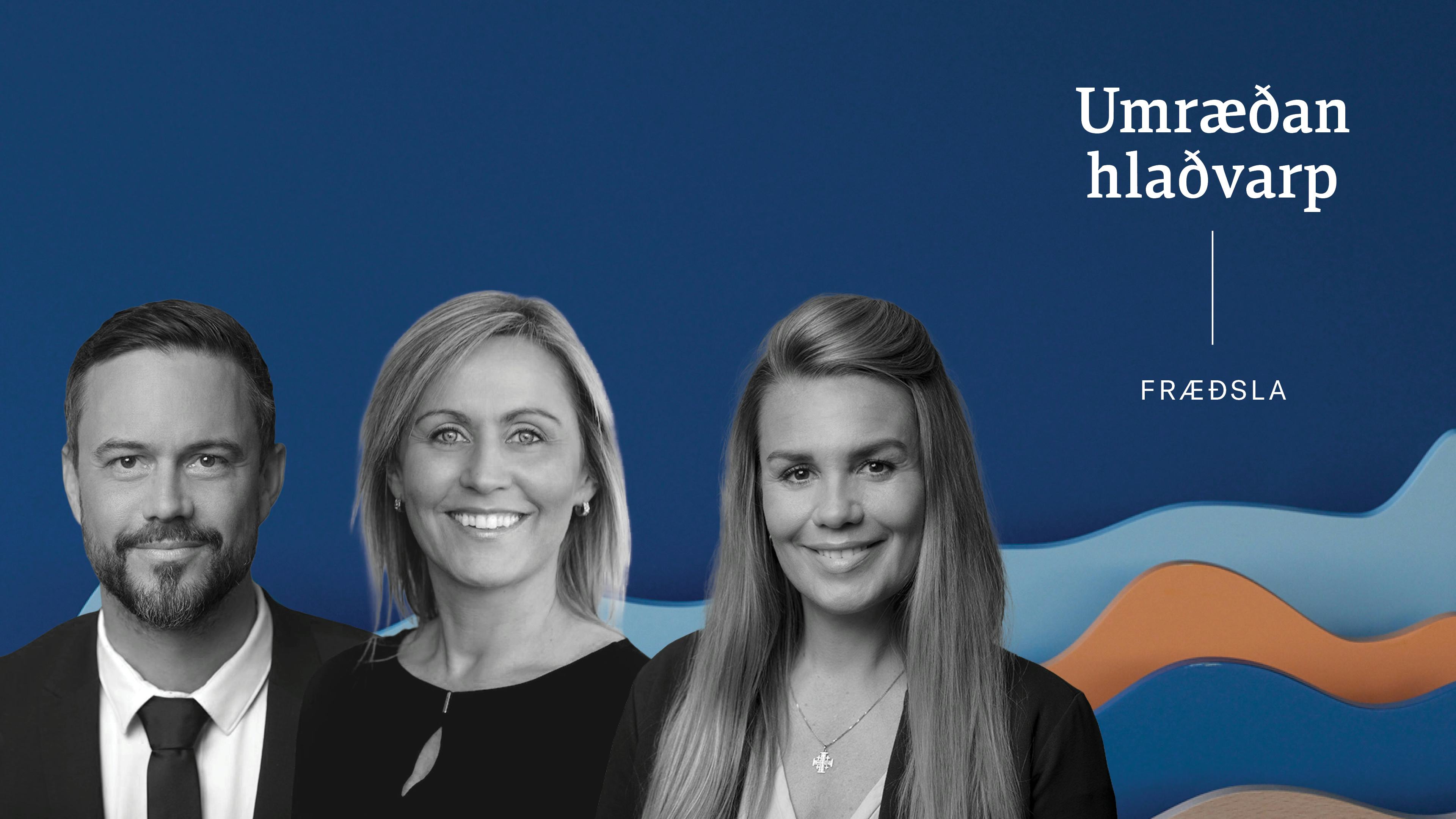 Hlaðvarp: Ægir, Guðný og Elín