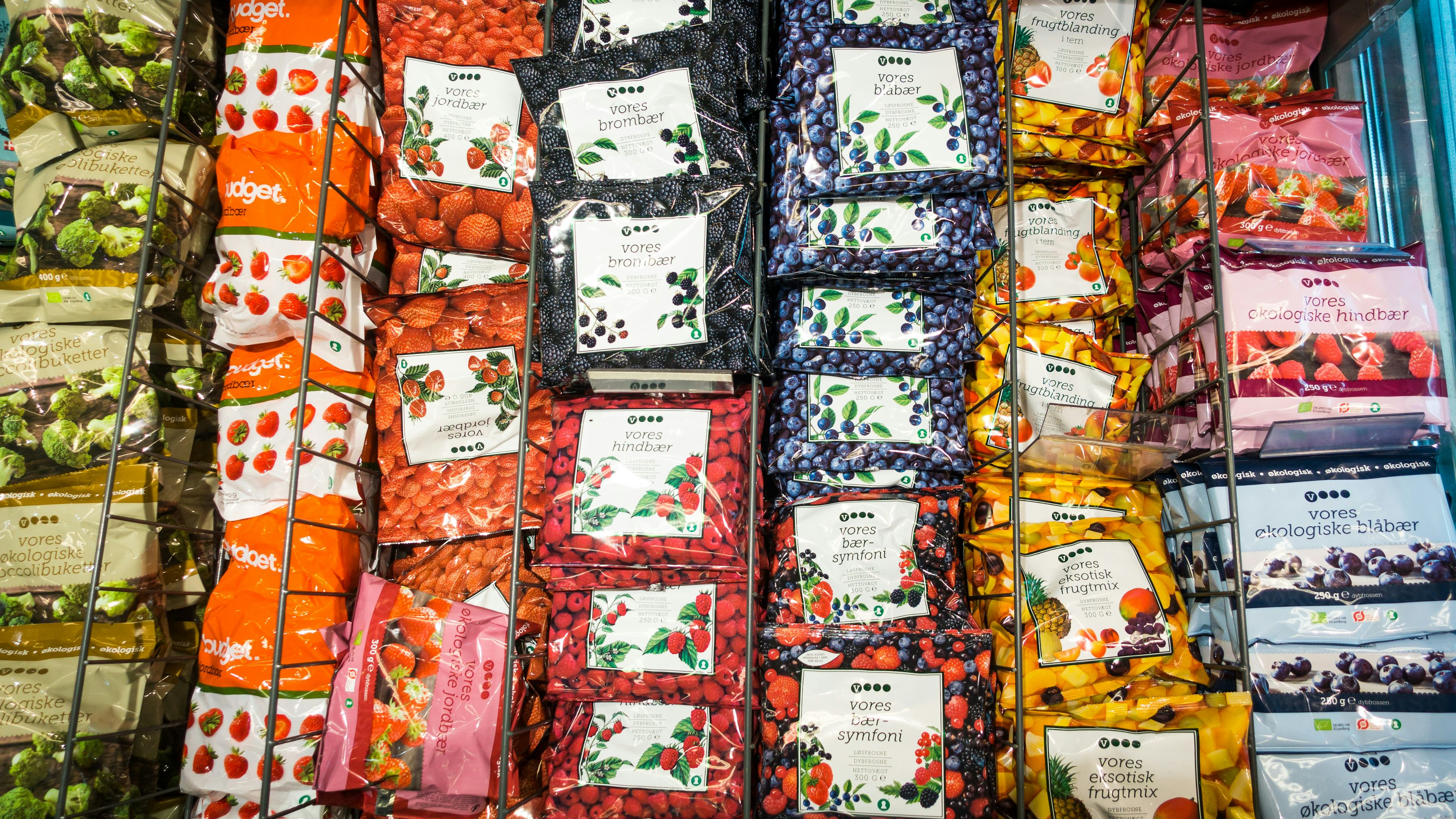 Frosnir ávextir og grænmeti