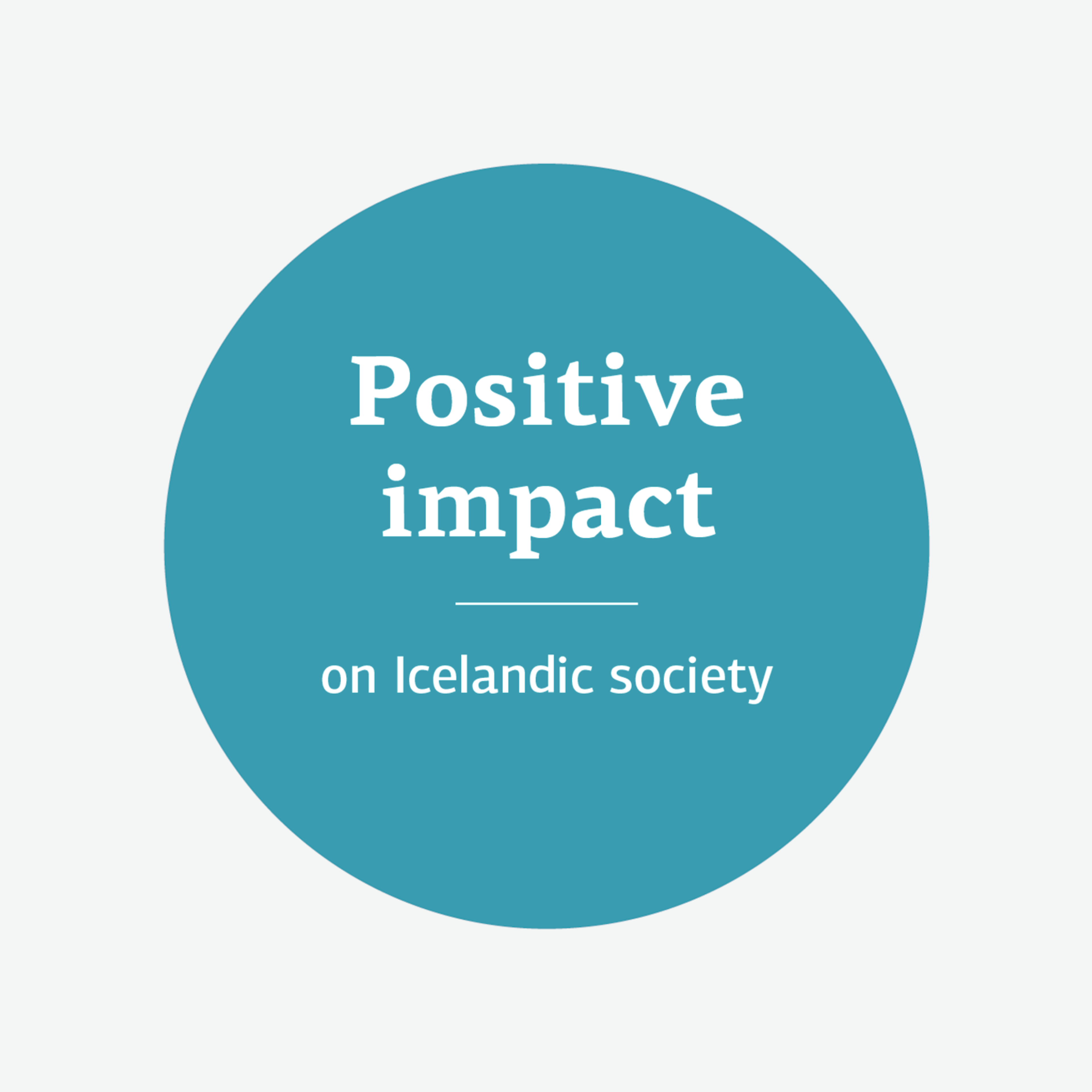 Positive impact