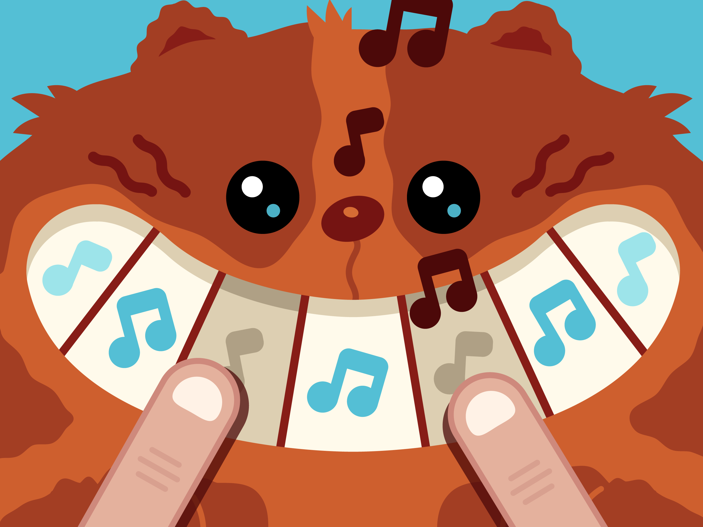 Hljóðfæri í Sprotaappinu