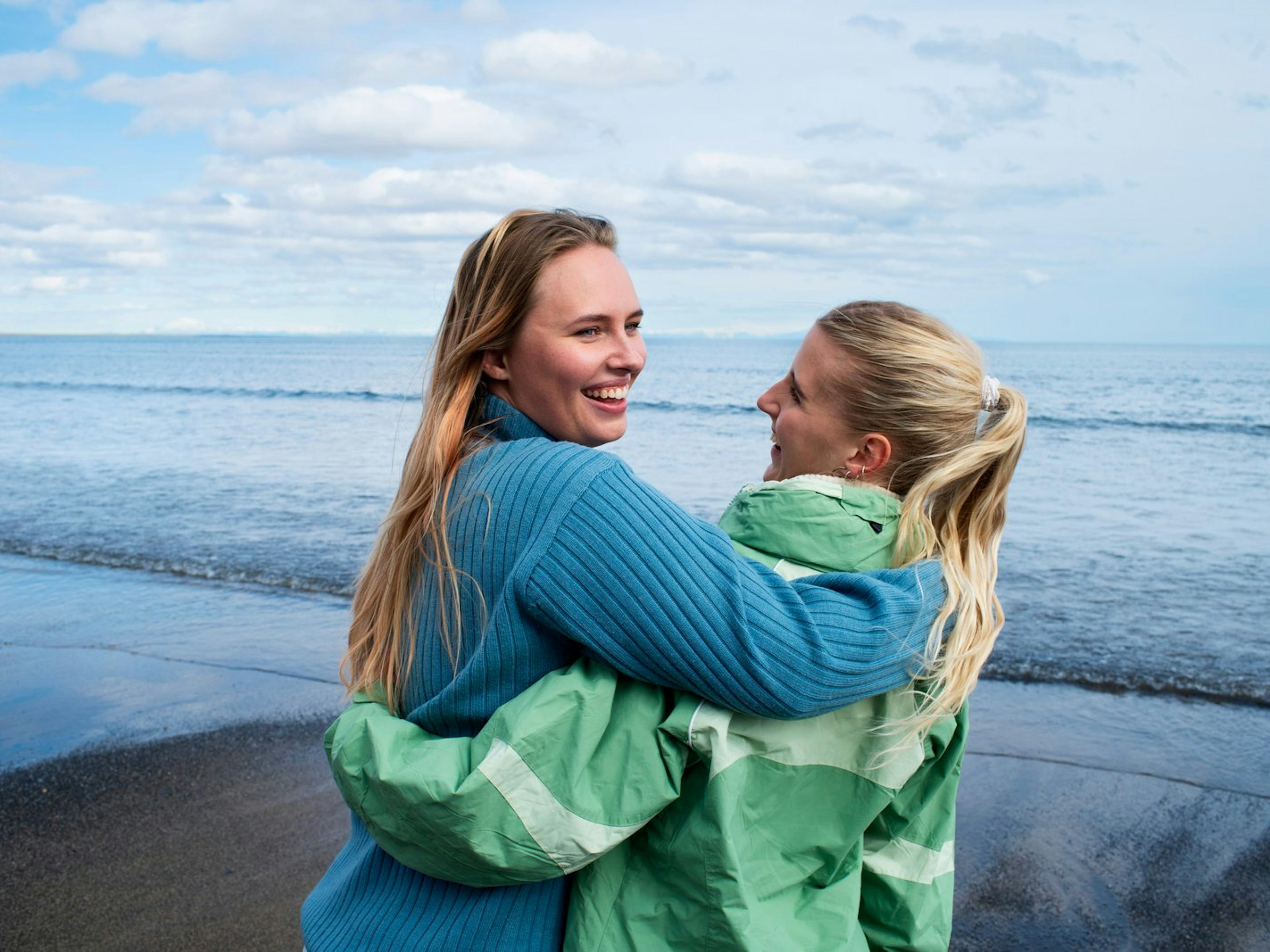 Stelpur úti í náttúru