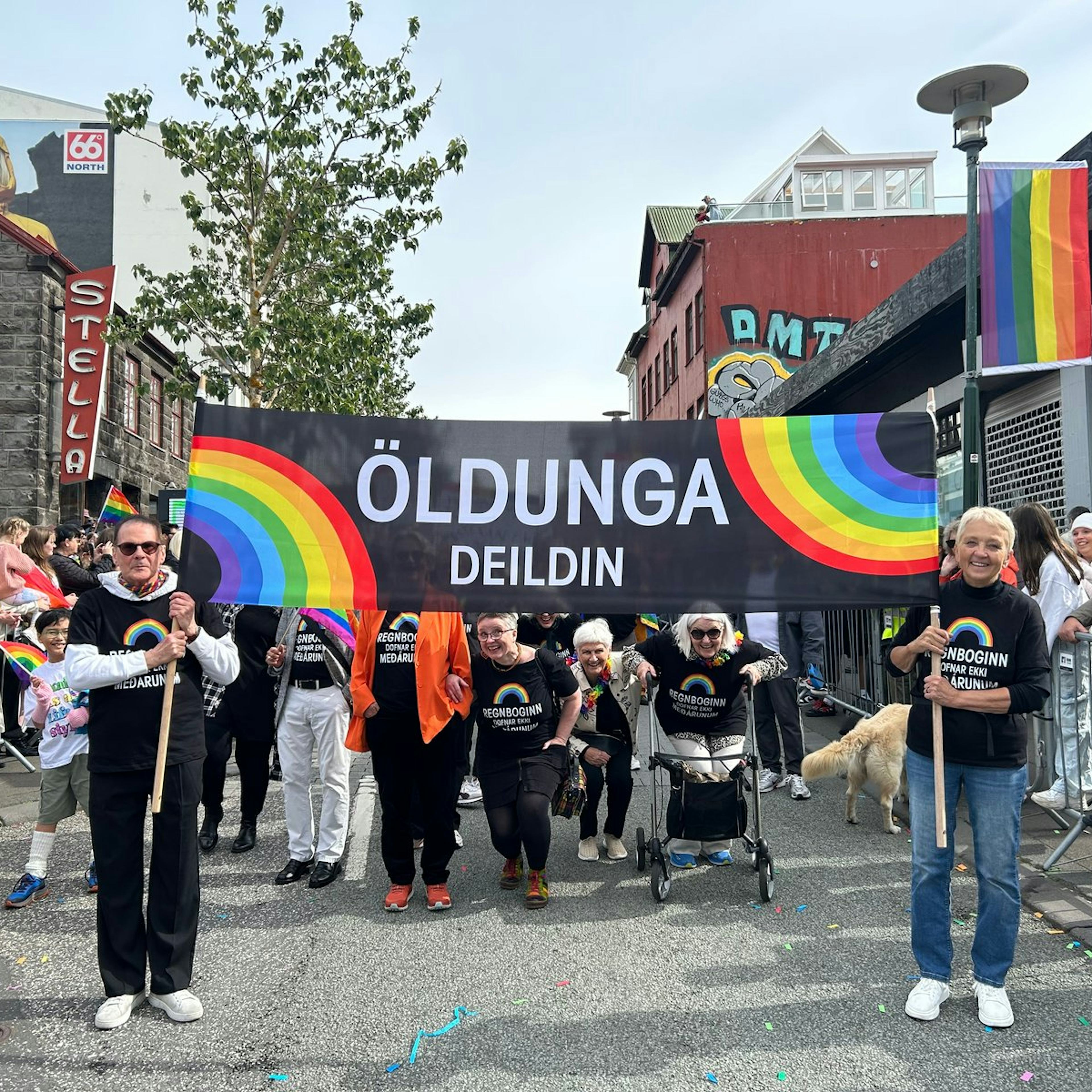 Öldungadeildin í gleðigöngunni