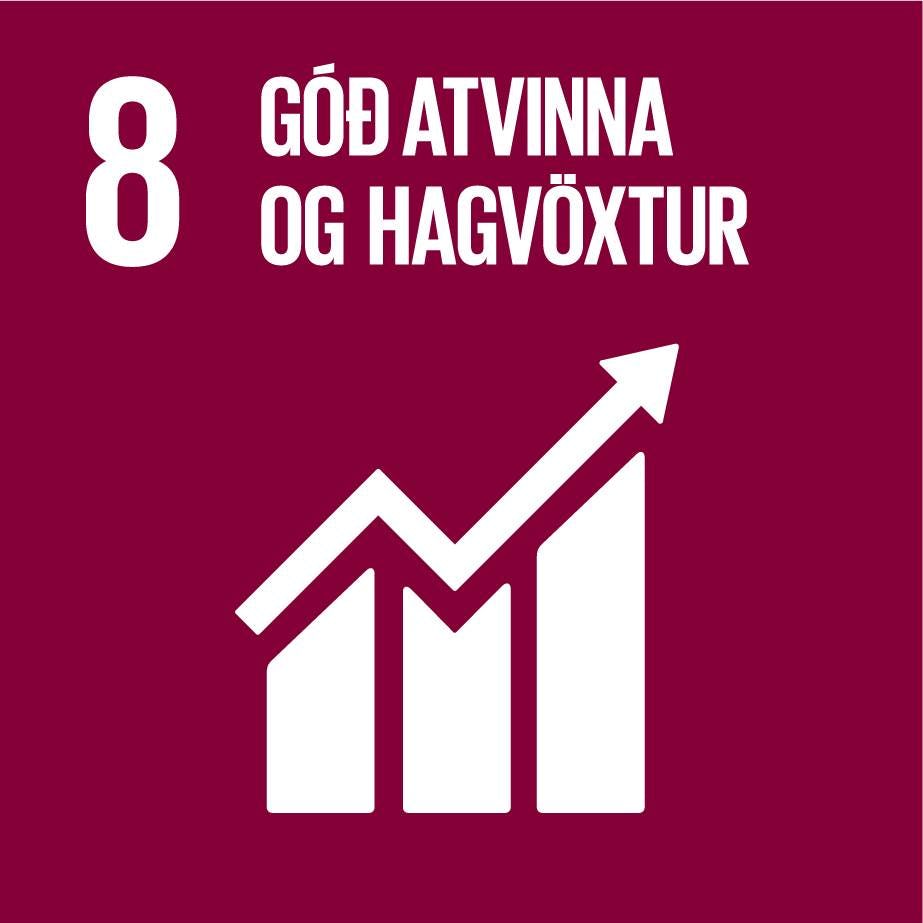 Heimsmarkmið 8 góð atvinna og hagvöxtur