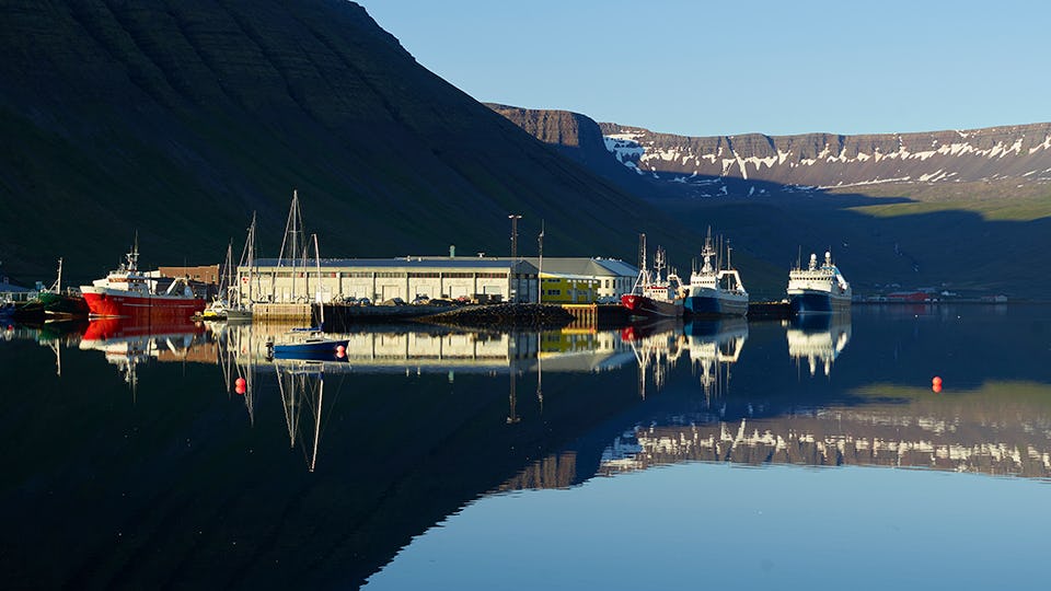 Fiskiskip á Ísafirði