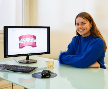 Plan de traitement 3D Sarah Orthlane