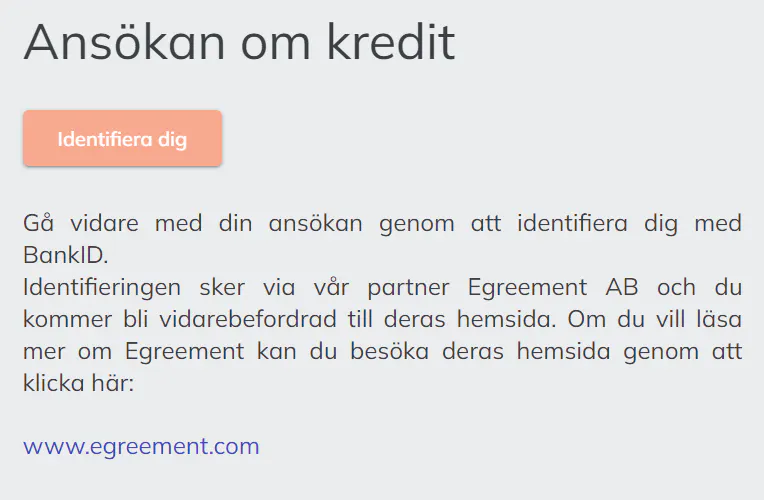 Steg 4 - Låna hos Credifi