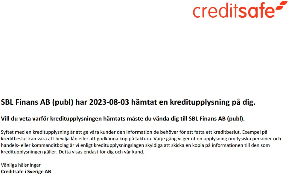 Creditsafe kreditupplysning - Kopia