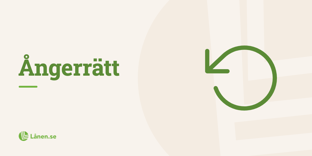 Vad är ångerrätt?