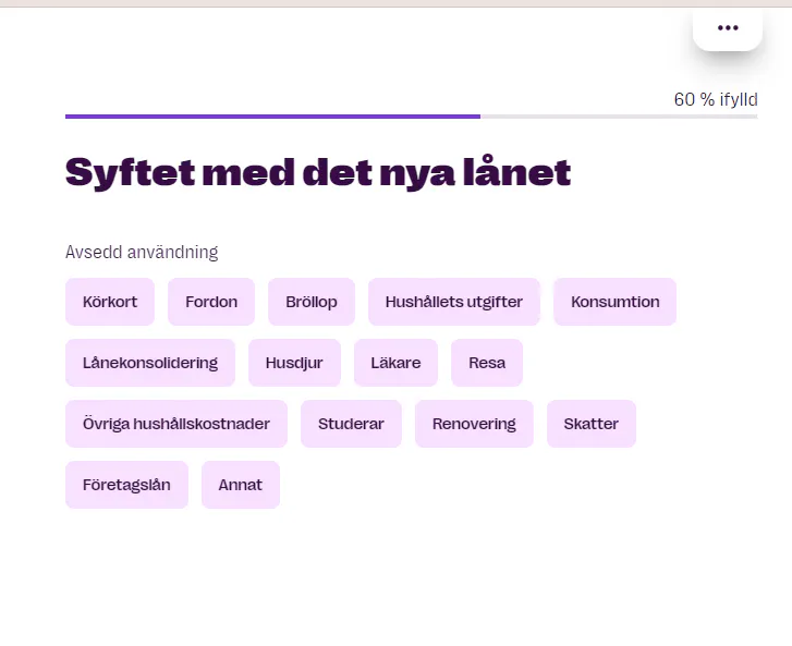Lån hos Saldo - Steg 10