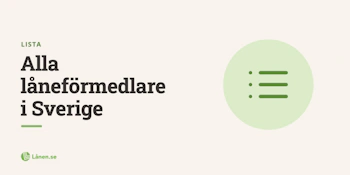 Alla låneförmedlare i Sverige 2026