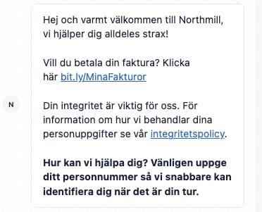 Northmill inledning