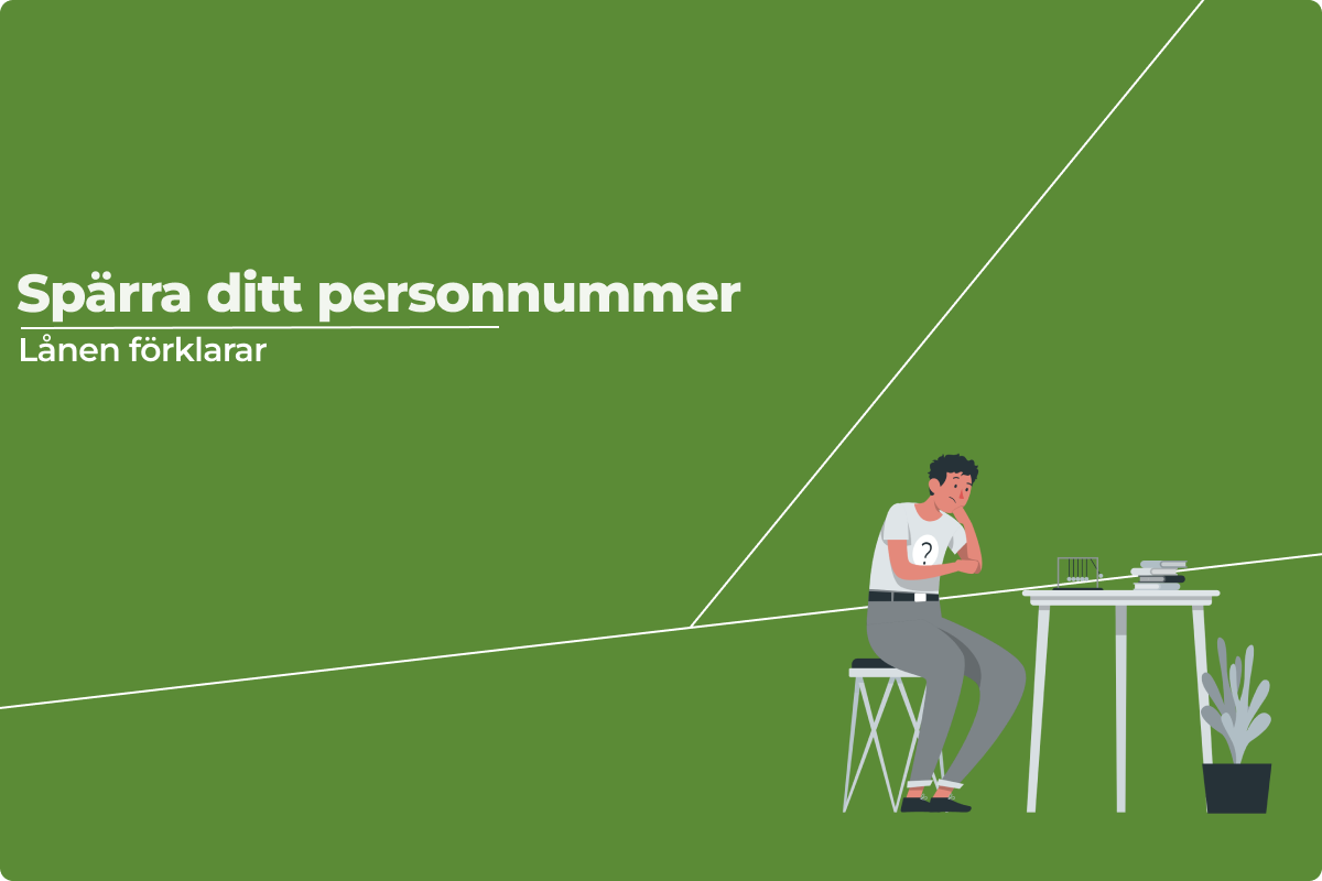 Guide: Spärra ditt personnnummer